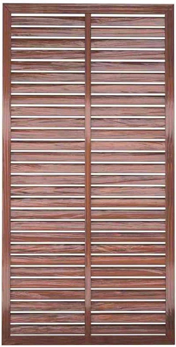 Hek Panelen - Outdoor Divider - Privacy Creëren - Snelle Installatie - 60x150cm - Bruin