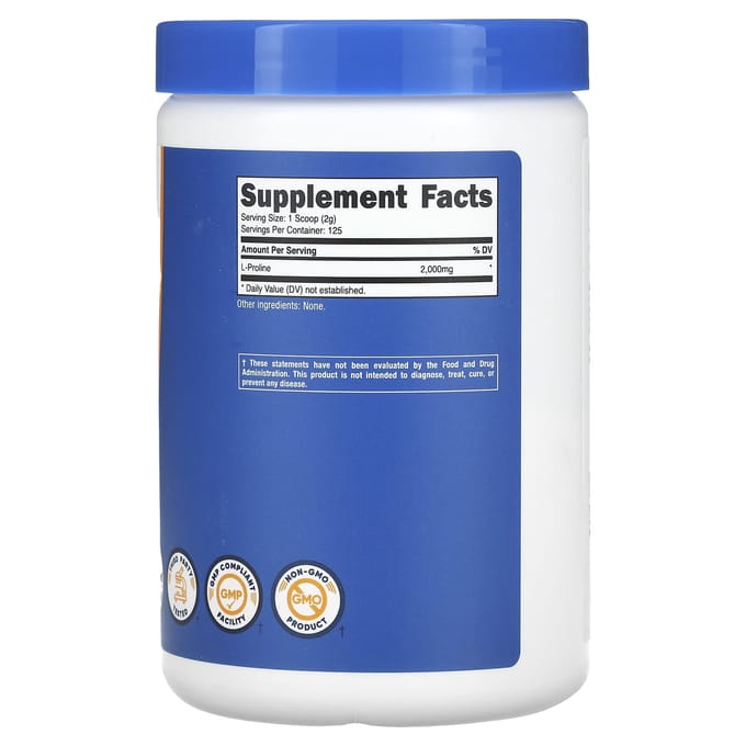 L-Proline, Ongezoet, 250G(8.8oz)