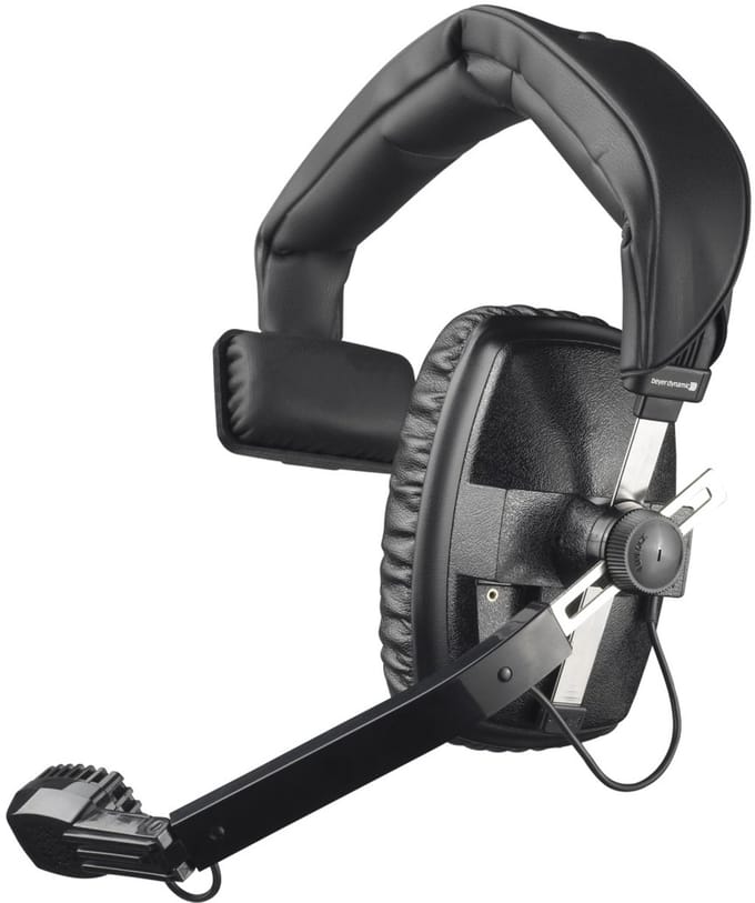 Beyerdynamic-DT 108 - Wired One-Ear Headset - 200/50 Ohm - Zwart