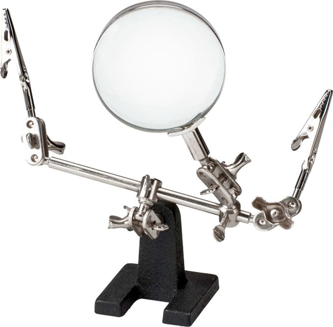 KWB - 3de handje - Met vergrootglas 62mm en Klemmen
