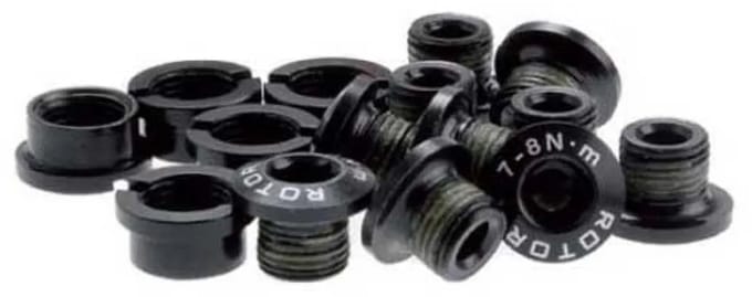 Rotor Road 5 Kettingblad Schroefset Zwart