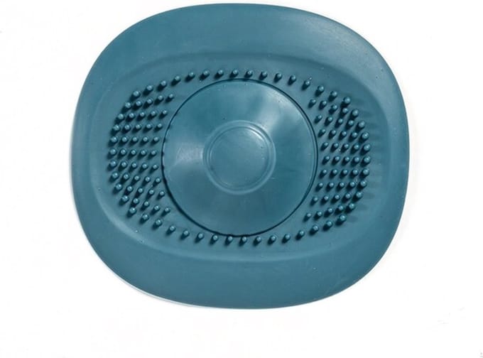 CHPN - Universele Gootsteenstop - Stopper - Blauw - Siliconen - Gootsteen dop - Gootsteen stop - Stop - Haarfilter - Afvoerstop