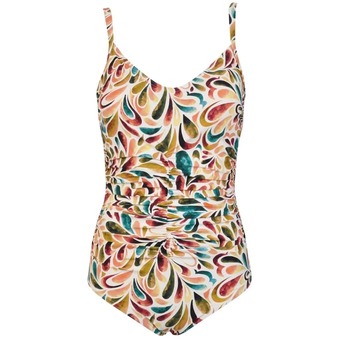 Zwemladiesbadpak met Decolleté Red Point Hania