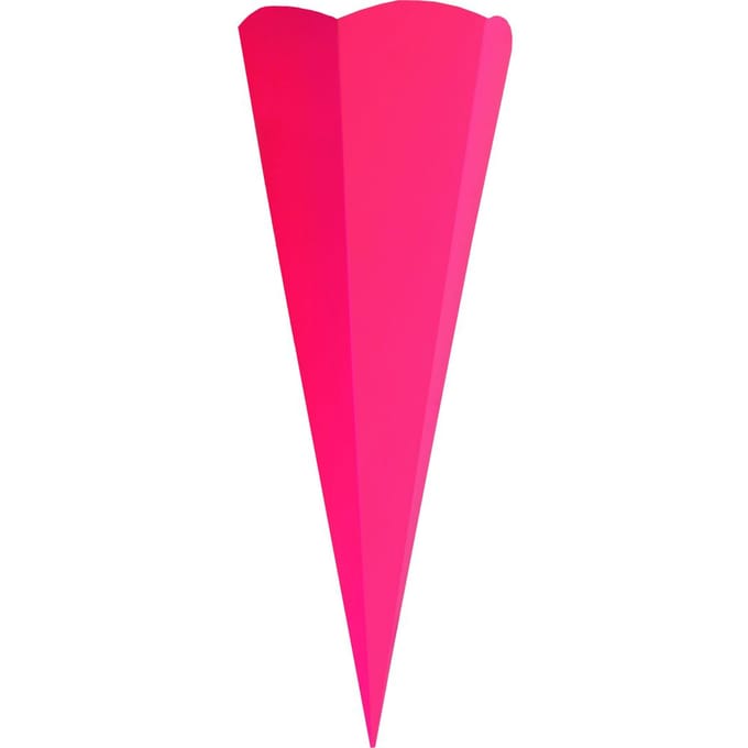 Schoolkegel uitgesneden - Neon-Rozig