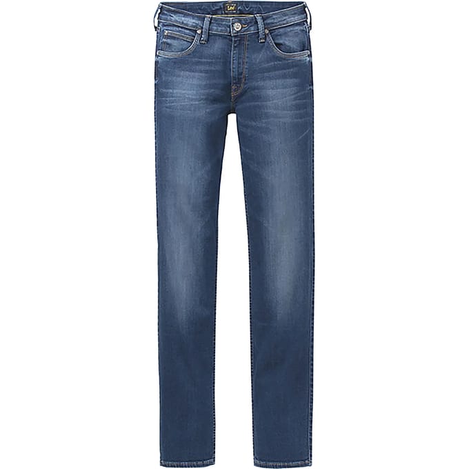 Lee Marion Straight Spijkerbroek Blauw 26 / 31 Vrouw