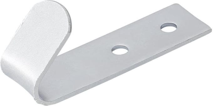 ProPlus Schroefbare haak - Staal - 72 x 21 mm - Zilver - Duurzaam en veelzijdig