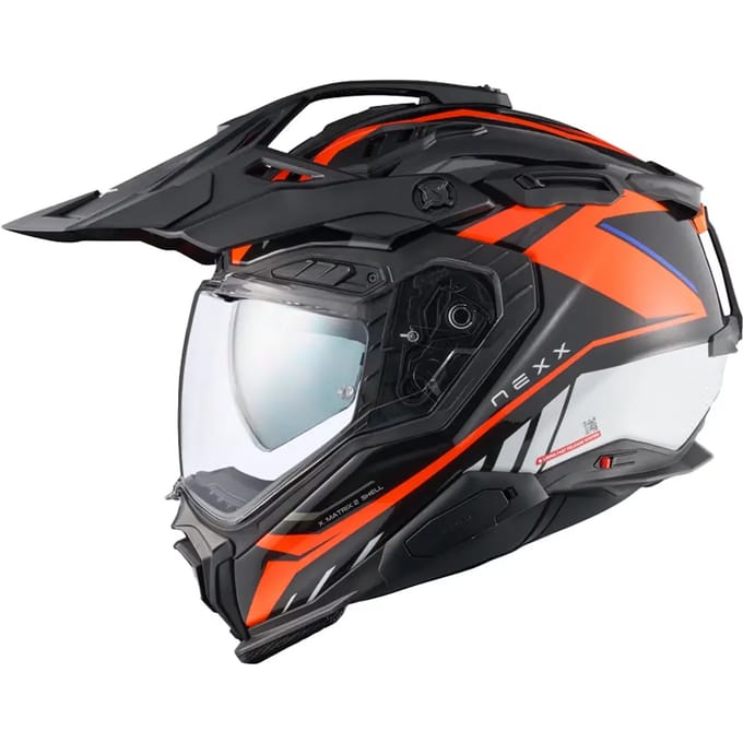 Nexx X.WED 3 Gobi Oranje Wit Adventure Integraalhelm - Helm