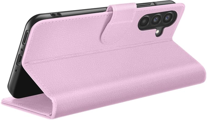 Zanae, Hoesje geschikt voor Galaxy A56 / A36 - Wallet Case & Magneetsluiting, Roze