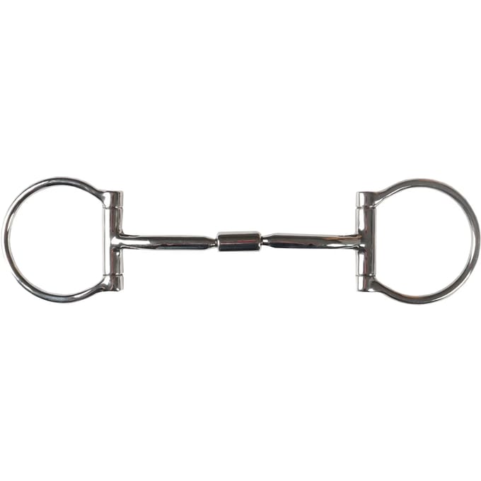 Mors met 2 ringen voor dubbel gebroken paard met rol HORKA