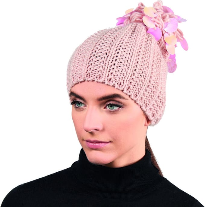 Sorbetto - Muts - Madison - Dames Acryl - Roze - One-size