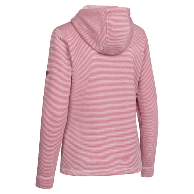 Trespass Dames/Dames Rootless Stripe Marl AT200 Fleecejack (Roze waas)