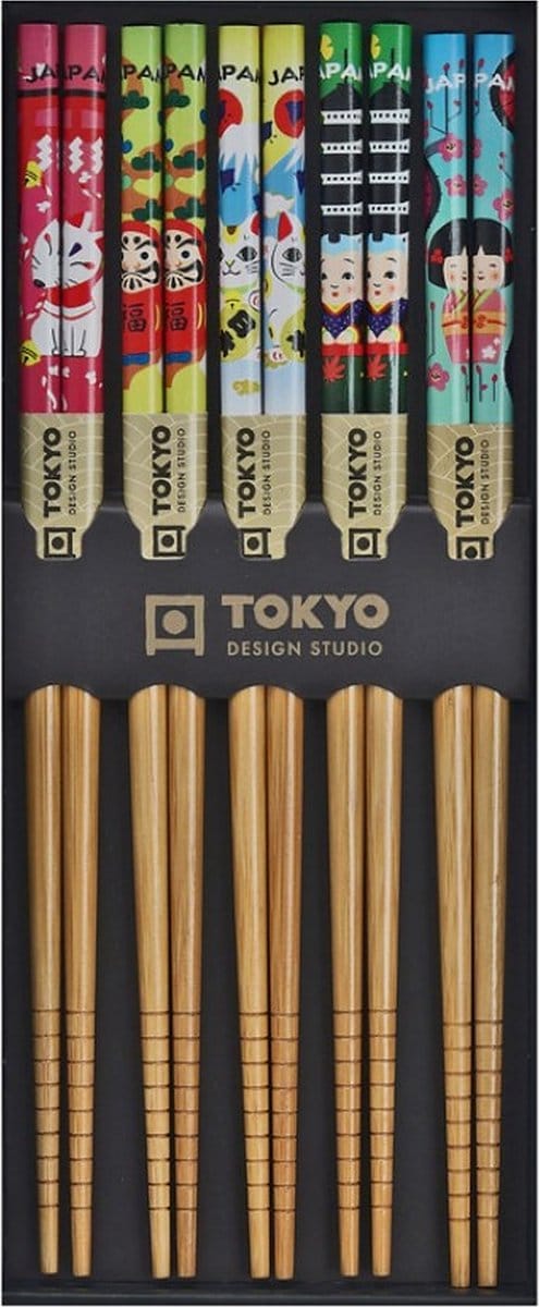 Tokyo Design Studio – Eetstokjes – Kawaii – 5pcs