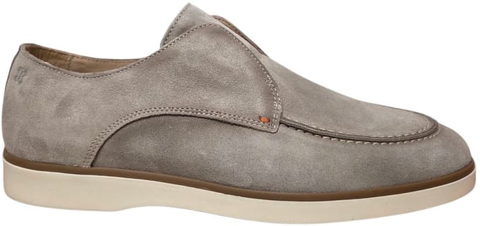 Berkelmans Batangas Earth Suede Instappers Beige/Grijs Suede Heren - Beige/Grijs- 42