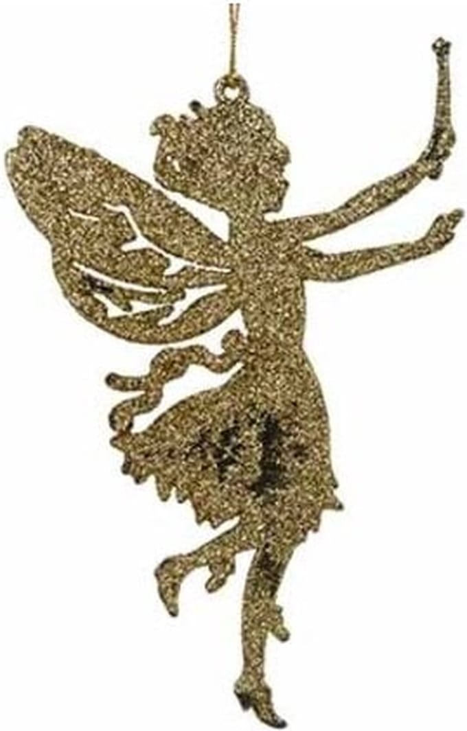 Hanger - elf - glitter goud