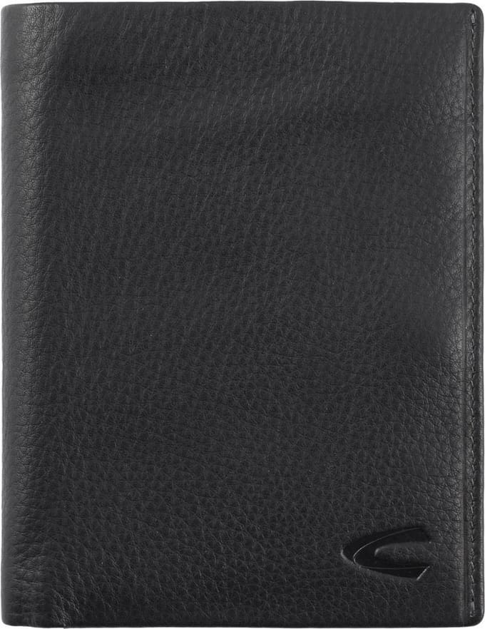 camel active Leren Portemonnee Atlanta Wallet High Black Zwart