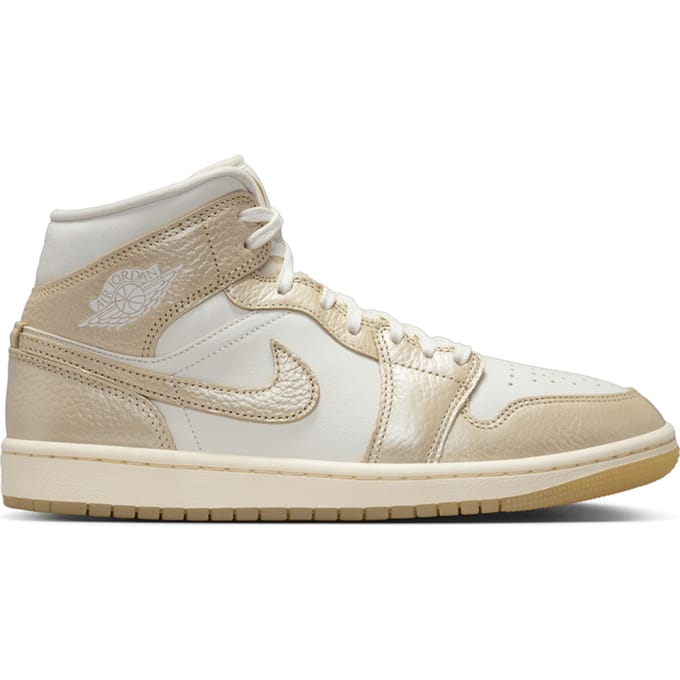 Nike Nike Air Jordan 1 Mid - Sneaker - Wit/Goud