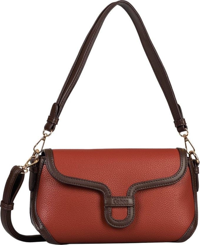 Gabor Schoudertas Baria Flap Bag MIxed Henna Terracotta