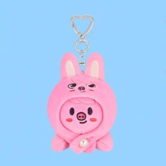 Stray kids SKZOO Sleutelhanger liggend Changbin pink