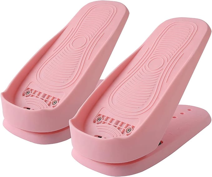Mini Stepper - Fitness Machine - Thuis Trainen - Met Weerstandsbanden - Compact Formaat - Roze