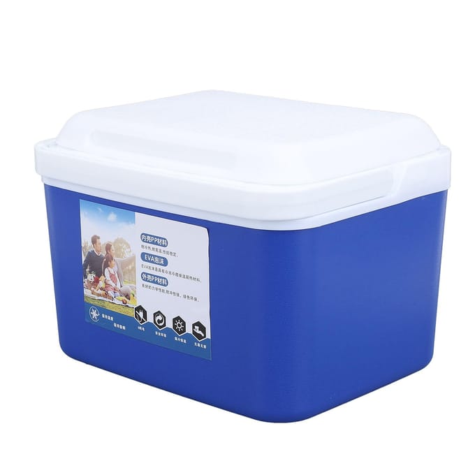 5L Draagbare Koelbox Grote Capaciteit Multifunctioneel Houdt Voedsel Vers en Drank Koel Geïsoleerd rood