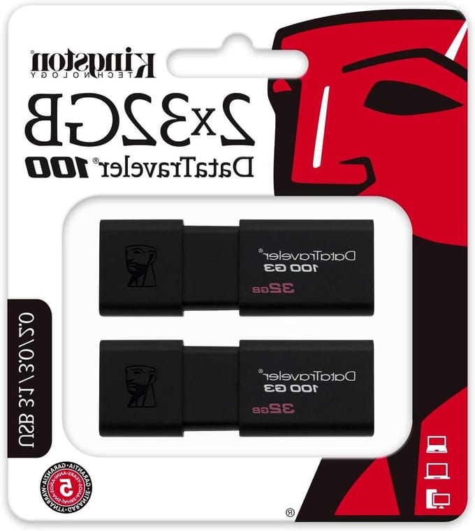 USB Flash Drives - Geheugenstick Set - Bestanden Opslaan - Uitschuifbaar Ontwerp - 32GB 2 Stuks - Zwart