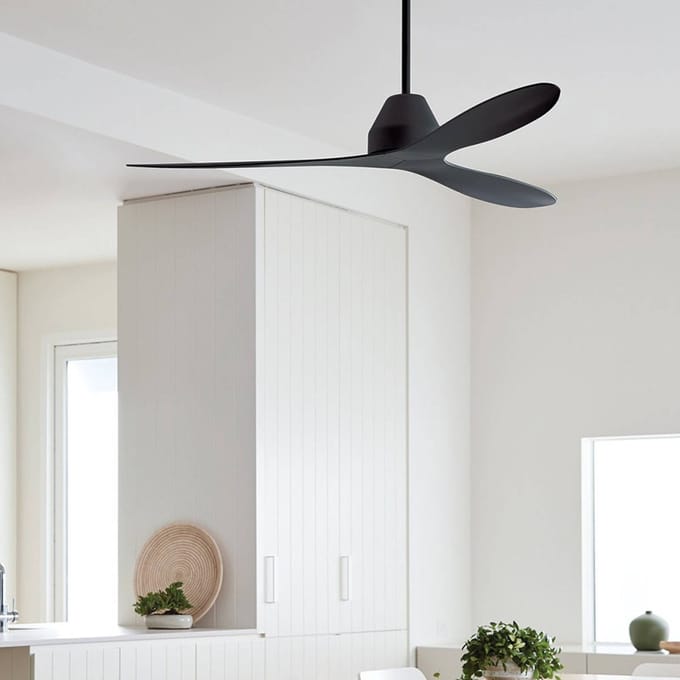 Beacon Lighting Beacon plafondventilator Whitehaven, zwart, stil, Ø 142 cm