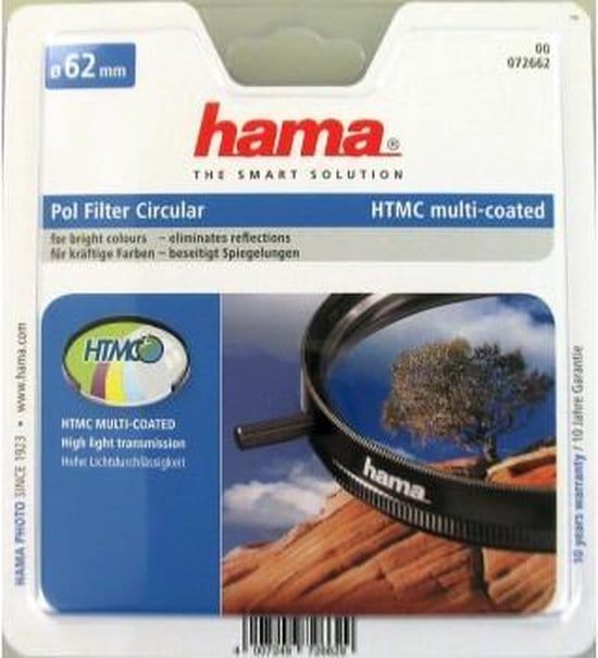 Hama Polarisatiefilter - Circulair - HTMC Coating - 62mm