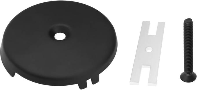Universele Badkuip Overloop Afvoerplug Set - 3-1/8 Inch Inbouw - Inclusief Schroef
