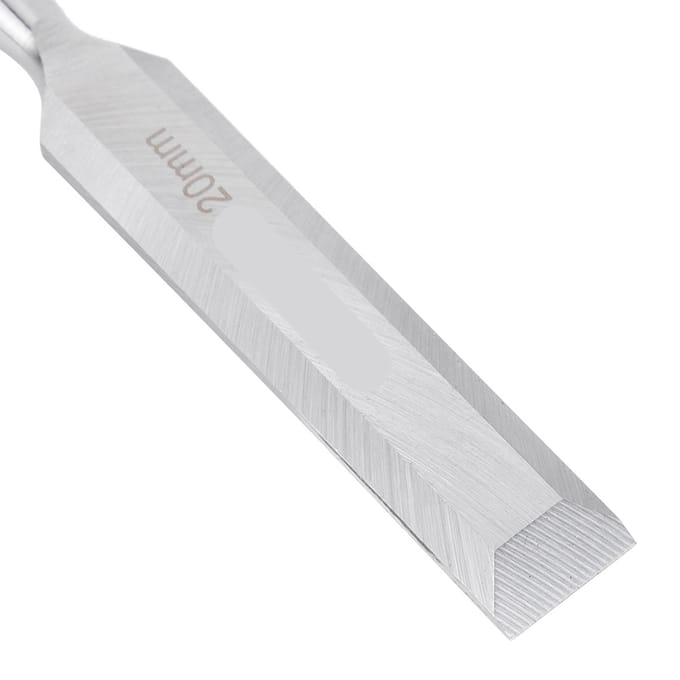 Ciseau à bois en acier allié au chrome vanadium, outil de menuiserie avec manche de 20 mm gray