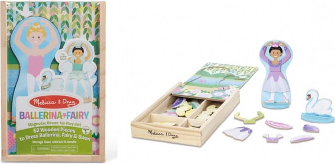 Melissa & Doug Speelset Ballerina Dress Up Junior Hout 52-delig
