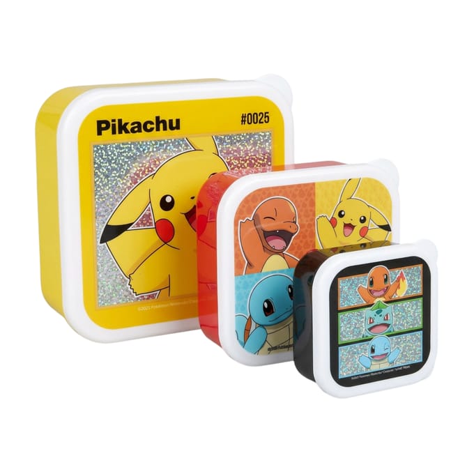 Snackbox Pokemon set van 3