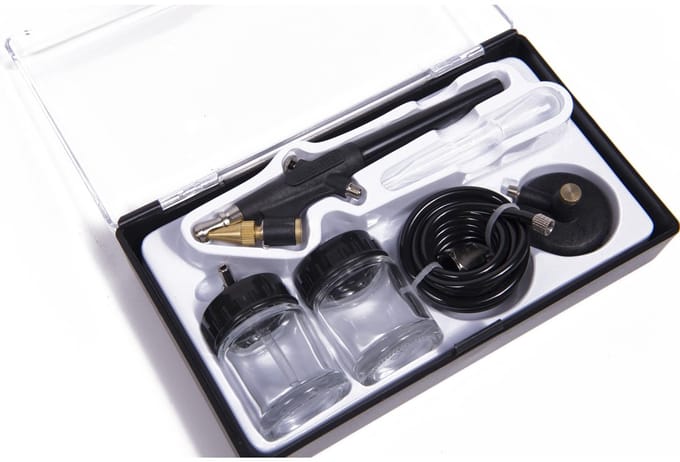 Airbrush Complete Set Slang + adapter + Accessoires