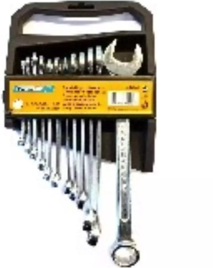 Benson Ringsteeksleutelset - 12-delig - Chroom-vanadium - 6-22 mm - Inclusief houder