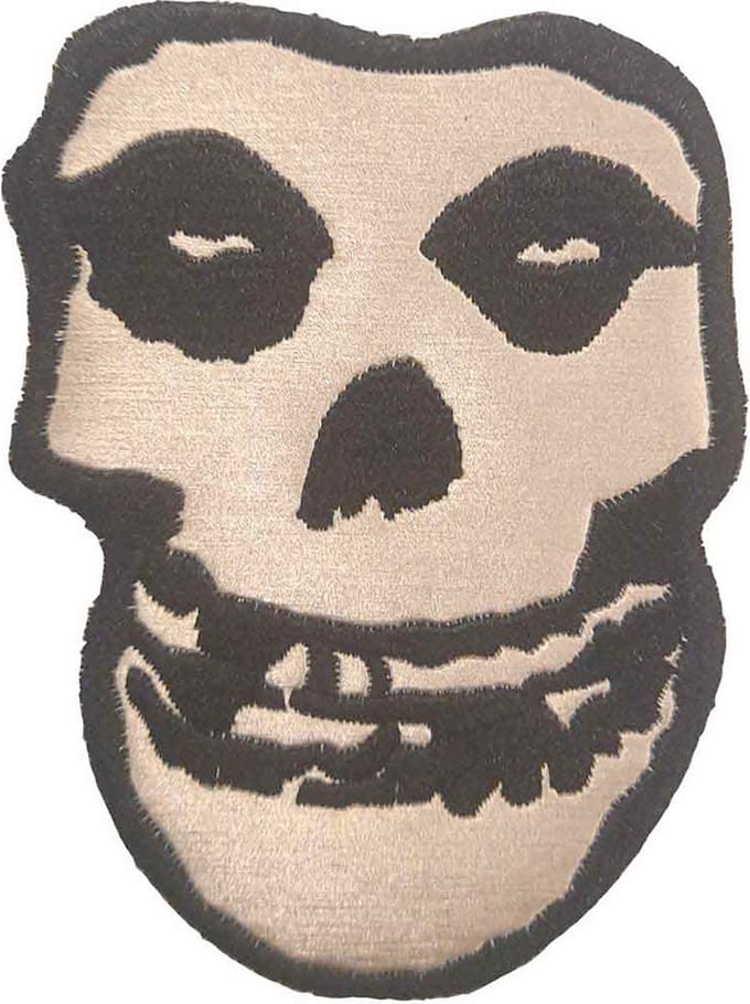 Misfits - Skull Patch - Goudkleurig/Zwart