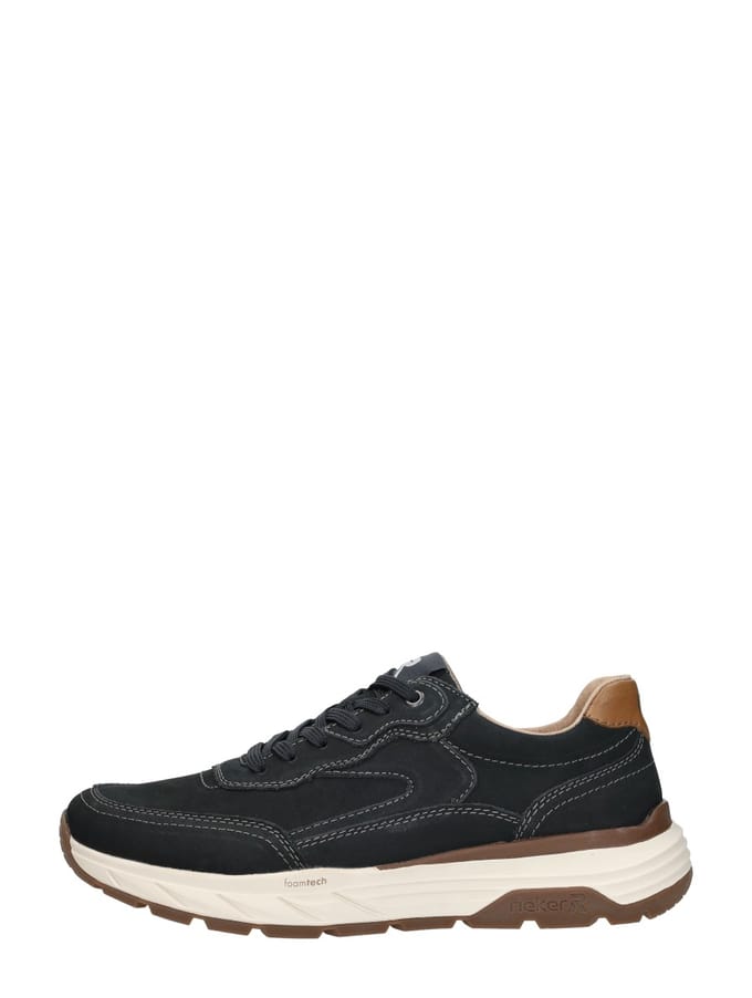 Rieker Heren Sneaker - 06100-14 Blauw - Wijdte H - Maat 45