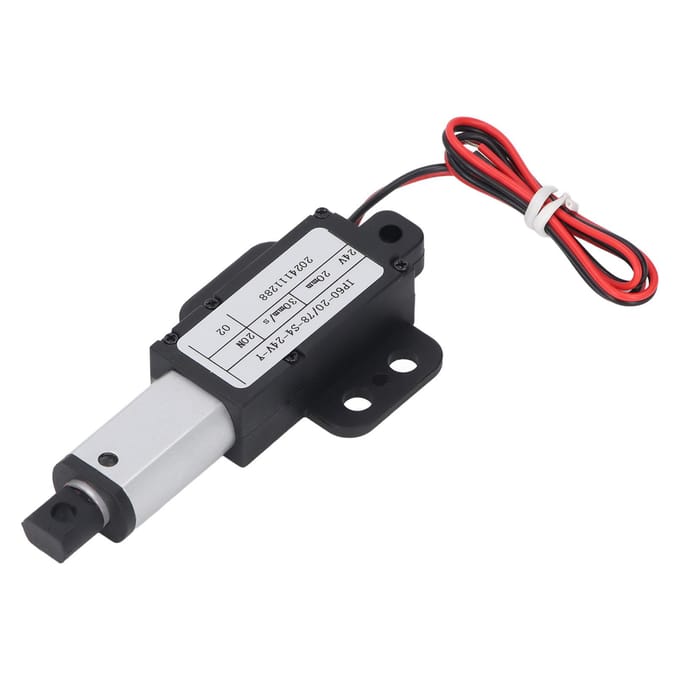 Mini Elektrische Lineaire Actuator 24V 20mm Slag 20N 30mms Waterdichte Lineaire Actuator voor Machines