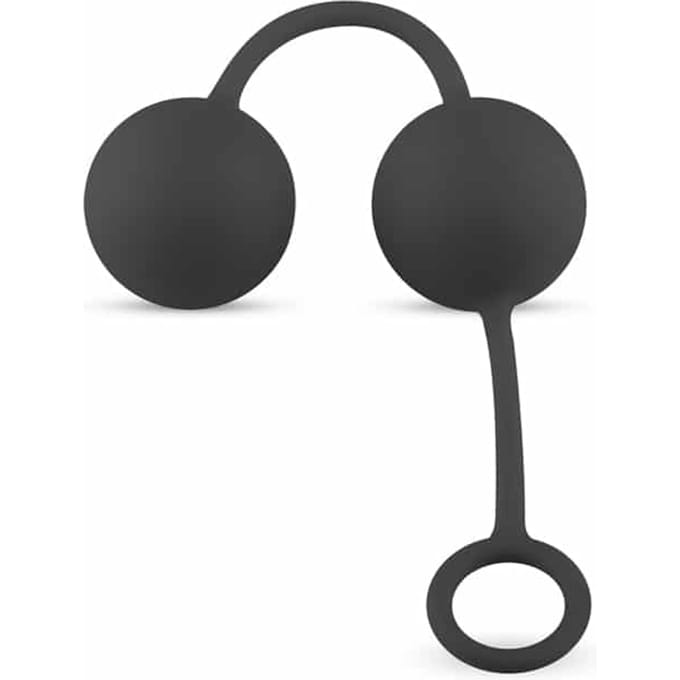 Canon Balls Vaginaballetjes Met Contragewicht - Zwart