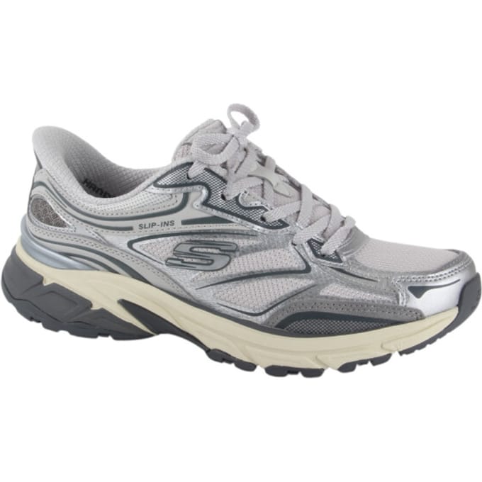 Skechers STAMINA SPORT Dames Instappers - Zilver / Grijs