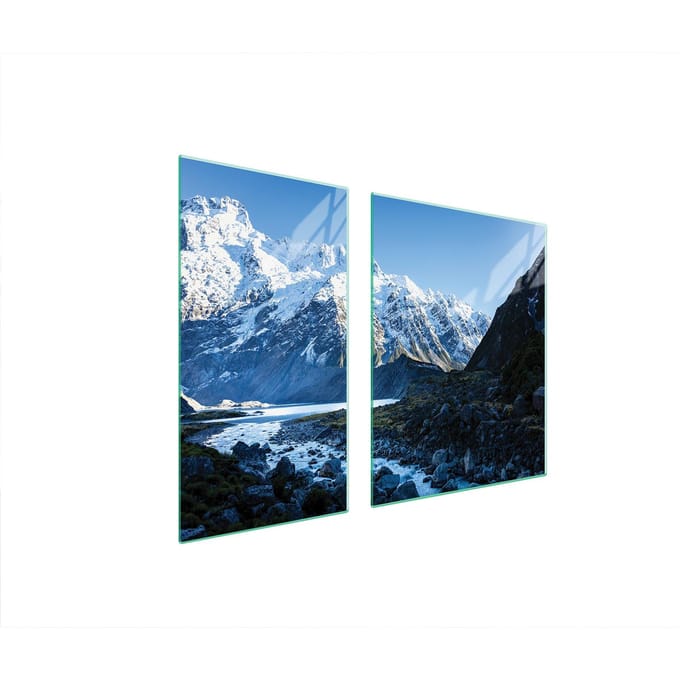 TMK ArtDeko - Snijplank Glas - 90x52 cm - Beschermplaat - Gekleurd