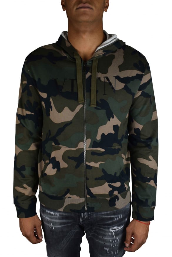Valentino Garavani vest met capuchon Kaki