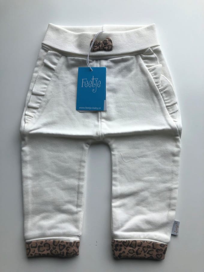 Feetje - Broek Panther Cutie - Offwhite - 74