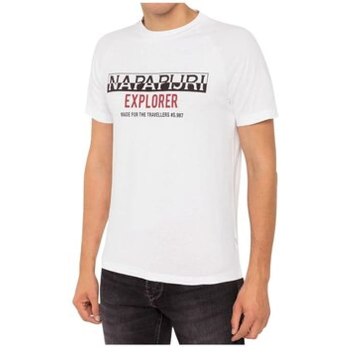 T-shirt Korte Mouw Napapijri T-shirts-Mannen