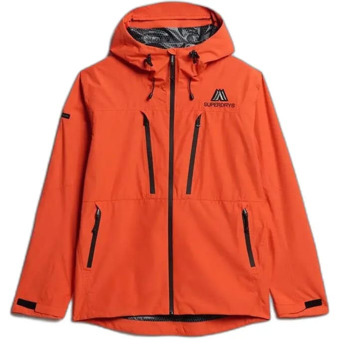 Superdry Waterdicht Jack Orange Grootte: M