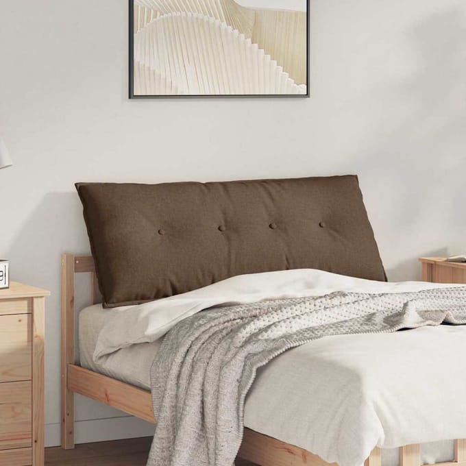 vidaXL - Rugkussen - Bruin - 200 - x - 19 - x - 50 - cm - Stof