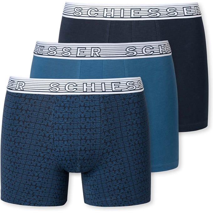 Schiesser 95/5 3 Pack Meisjes Onderbroek - Maat 140
