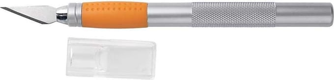 Fiskars Art Hobbymes - 13cm - Zilver/oranje