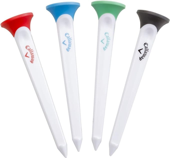 Set van Duurzame Golf Tee's met Rubberen Kop voor Maximale Afstand