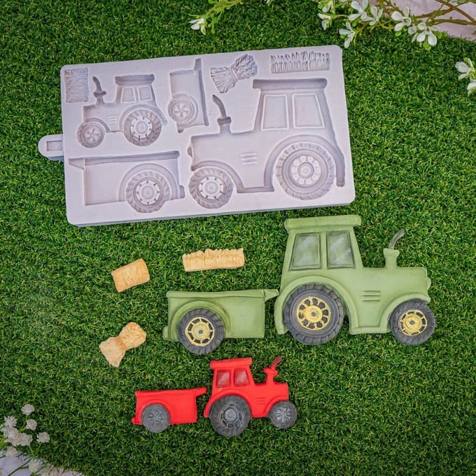 Karen Davies Meadow Tractor Mould