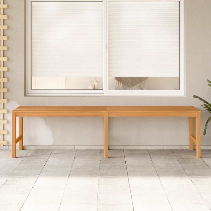 vidaXL - Tuinbank - 180 - cm - massief - teakhout
