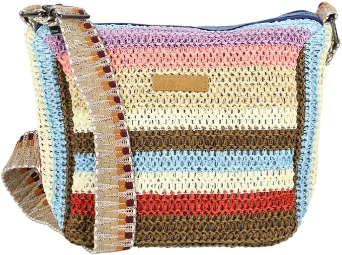 Enrico Benetti Rieten Crossbody / Schoudertas Marbella Multicolor 2